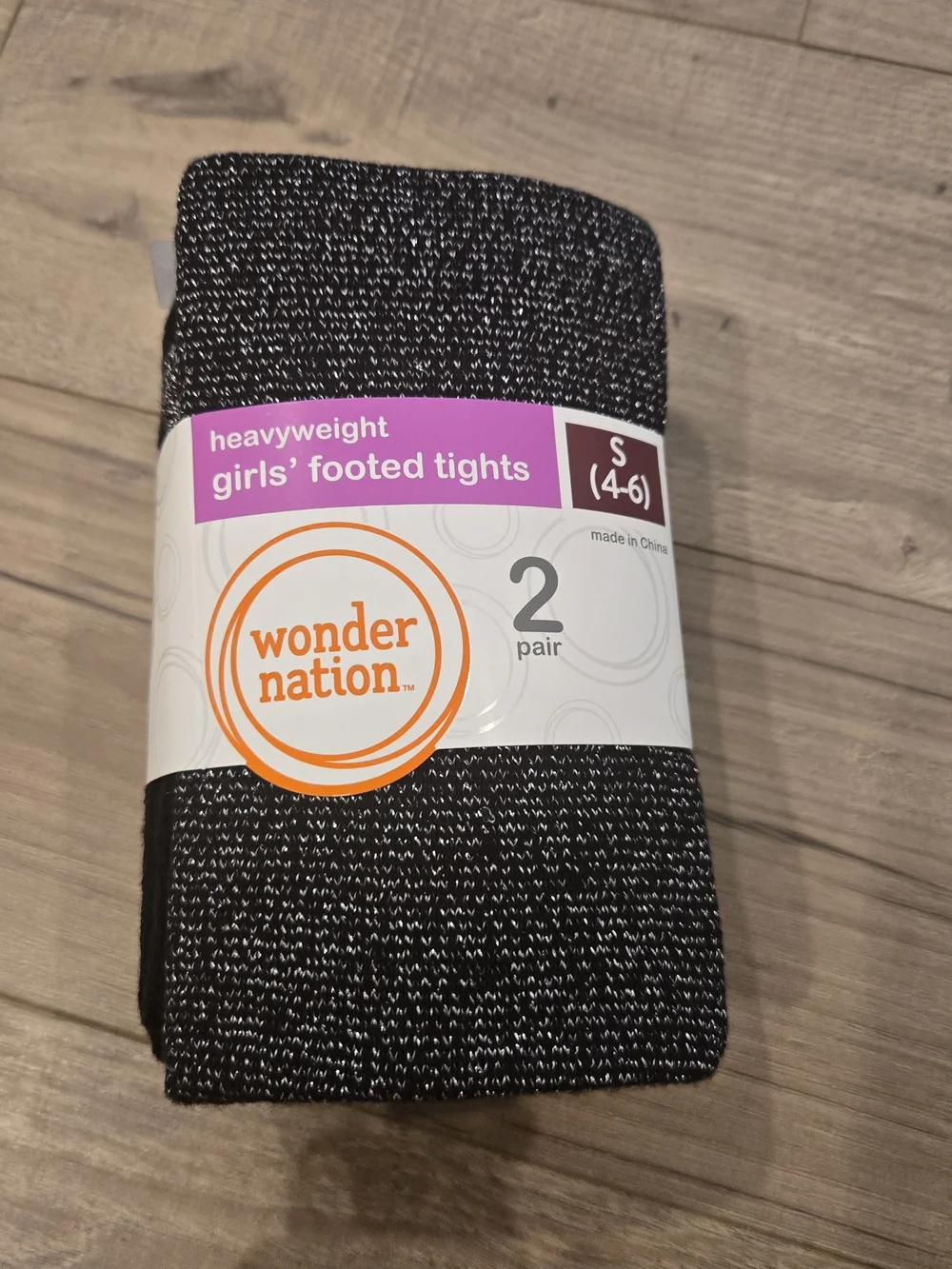 🌻 NWT Girls Sparkly Color-Block Tights Multi-Size available S (4-6) & M (7-10)
